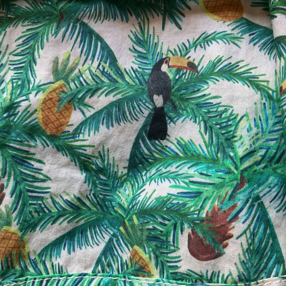 *Not for sale *Farm Rio Green Layered 3 tiers Toucan and pineapple - Picture 3 of 11